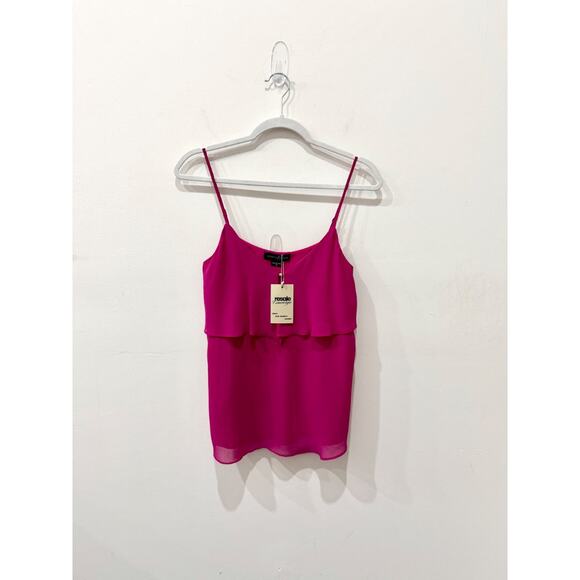 Guess by Marciano Sleeveless Layered Camisole Tank Top Pink Women's Size XS - Picture 1 of 4